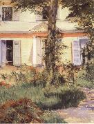 Edouard Manet House at Rueil painting